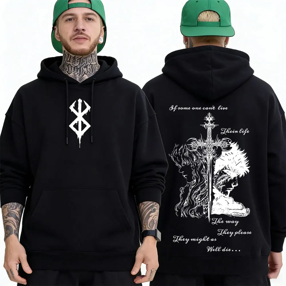 Anime Berserk Griffith with Guts Merch Hoodie Retro Manga Skull Knight Gatsu Zodd Hoodies Men Women Fashion Oversized Tracksuit
Anime Berserk Griffith with Guts Merch Hoodie Retro Manga Skull Knight Gatsu Zodd Hoodies Men Women Fashion Oversized Tracksuit