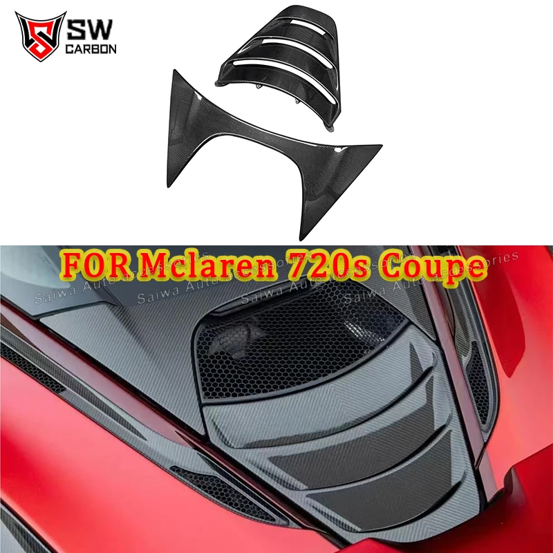 Dry Carbon Fiber Rear Trunk Air Intake Flow Vent Scoop Cover For Mclaren 720s Coupe Back Engine Compartment Cover Auto Bodykit
Dry Carbon Fiber Rear Trunk Air Intake Flow Vent Scoop Cover For Mclaren 720s Coupe Back Engine Compartment Cover Auto Bodykit