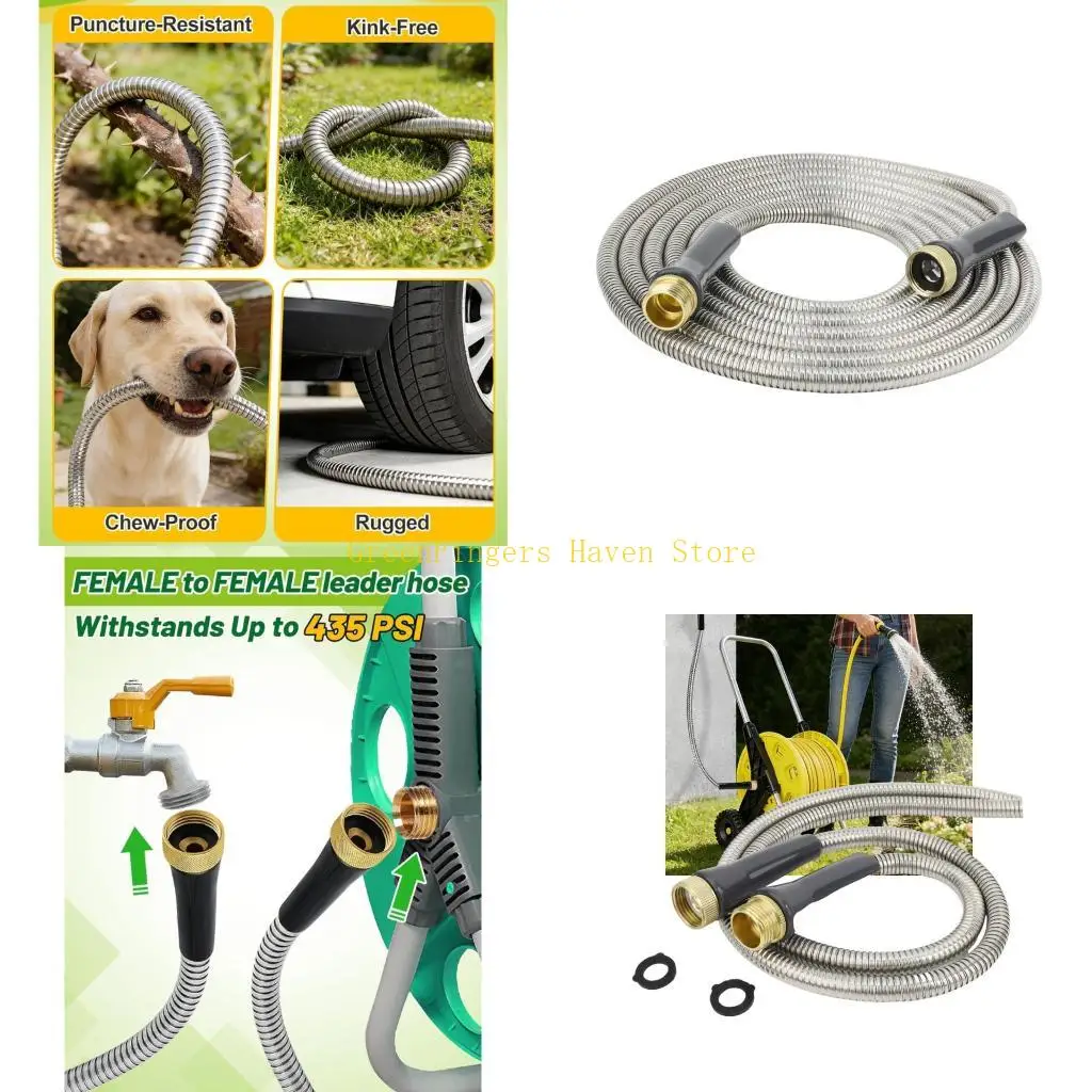 F68D Short Extension 3FT Brass Connectors Hose For Faucets And Reel Hookups
F68D Short Extension 3FT Brass Connectors Hose For Faucets And Reel Hookups