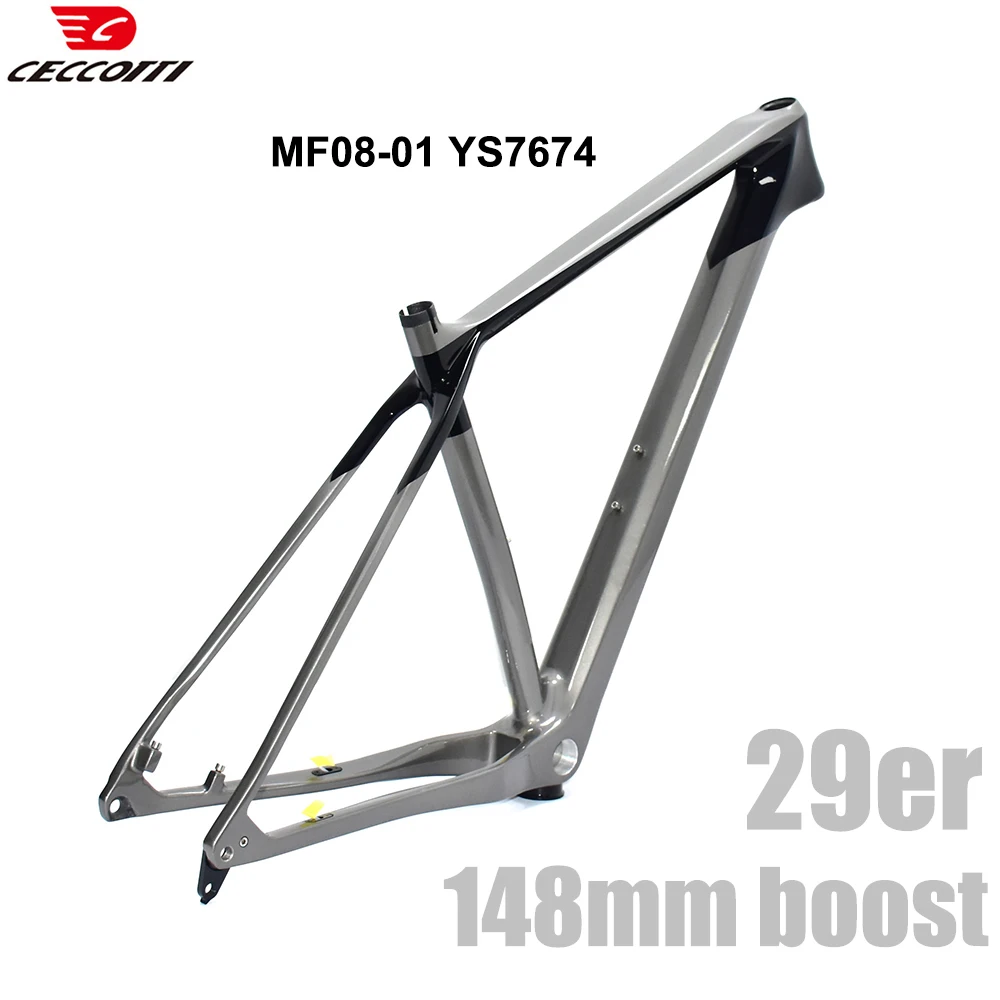 CECCOTTI-Full Carbon Mountain Bike Frame, 29er MTB, Boost 148mm, New Color Design
CECCOTTI-Full Carbon Mountain Bike Frame, 29er MTB, Boost 148mm, New Color Design