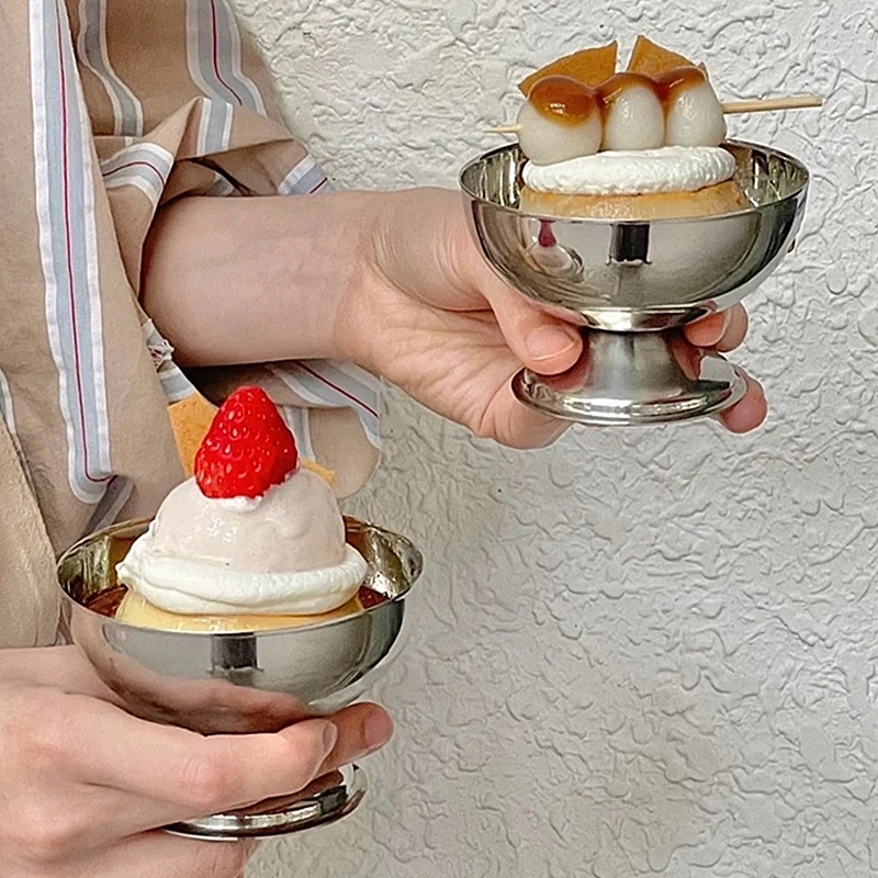 Stainless Steel Bowl Multi-Purpose Serving Dish Ice Cream Salad Dessert Fruit Snack Food Container round Shape Kitchen Homeware
Stainless Steel Bowl Multi-Purpose Serving Dish Ice Cream Salad Dessert Fruit Snack Food Container round Shape Kitchen Homeware