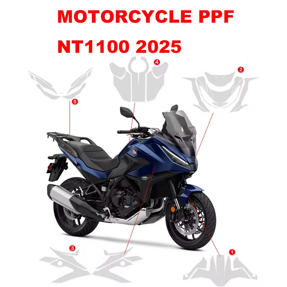 For HONDA NT 1100 PPF Motorcycle TPU Paint Protection Film Anti-Scratch NT 1100 2025 Fuel Tank Transparent Protective Film Kit
For HONDA NT 1100 PPF Motorcycle TPU Paint Protection Film Anti-Scratch NT 1100 2025 Fuel Tank Transparent Protective Film Kit