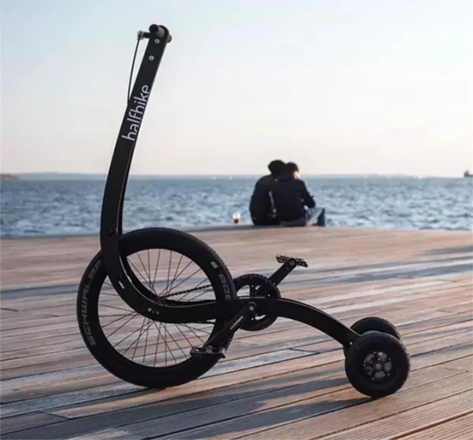 fashion design three big wheels half bike Folding bicycles, standing bicycles
fashion design three big wheels half bike Folding bicycles, standing bicycles