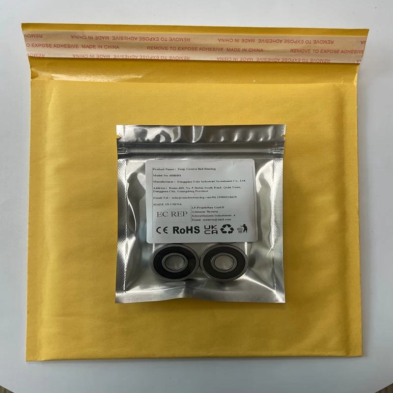 10PCS 6000RS 10x26x8mm Deep Groove Ball Bearings ABEC-7 Suitable For Household Appliances Industrial Motors
10PCS 6000RS 10x26x8mm Deep Groove Ball Bearings ABEC-7 Suitable For Household Appliances Industrial Motors