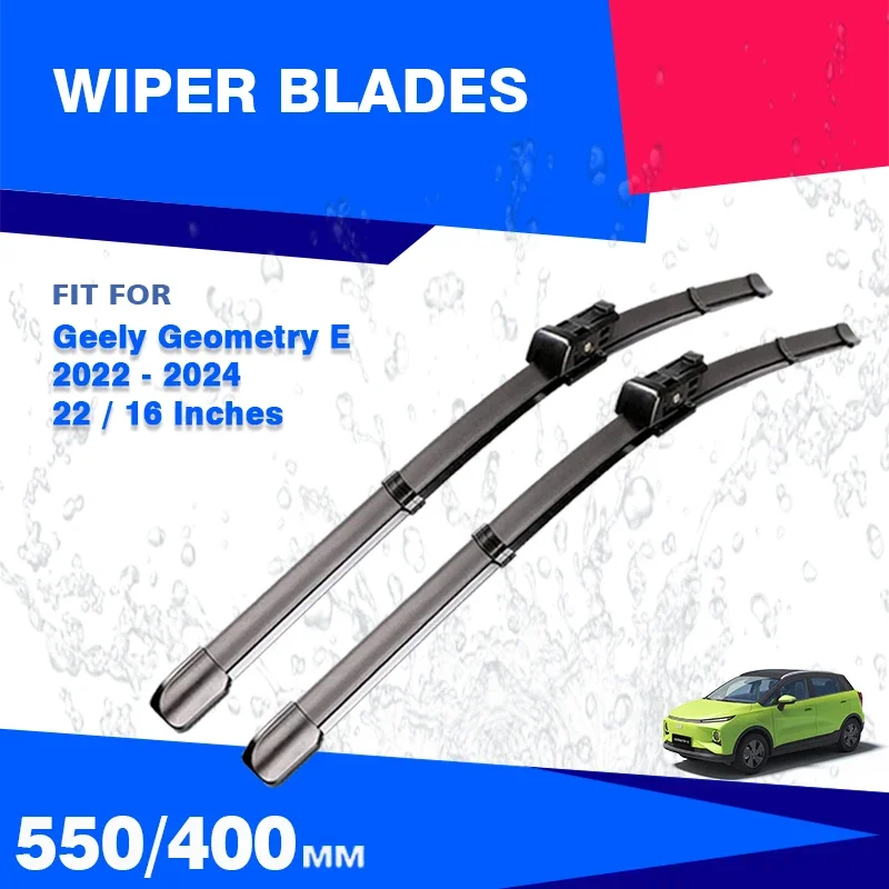 For Geely Geometry E 2022 2023 2024 Front Windshield Wiper Blades Replacement Brushes Window Windscreen Car Accessories 22"16"
For Geely Geometry E 2022 2023 2024 Front Windshield Wiper Blades Replacement Brushes Window Windscreen Car Accessories 22"16"