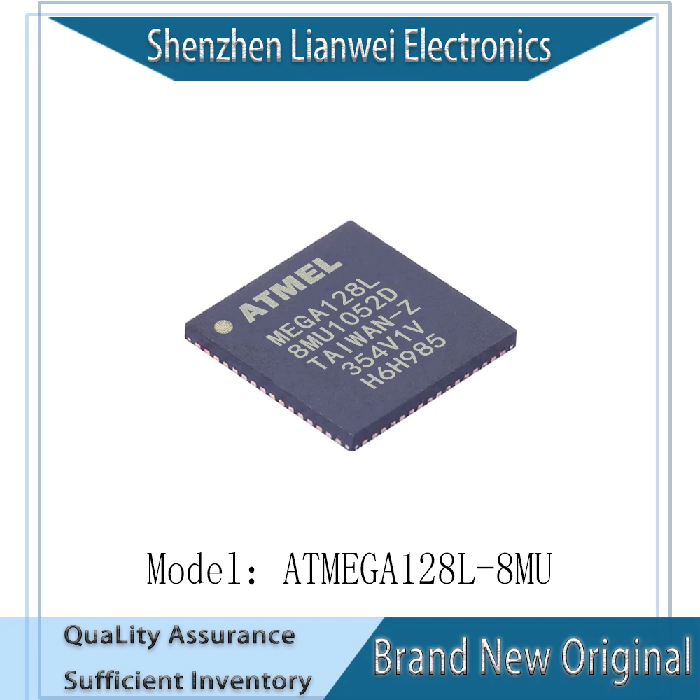 100% Brand New Original ATMEGA128L ATMEGA128L-8MU MEGA128L IC MCU Chipset QFN-64
100% Brand New Original ATMEGA128L ATMEGA128L-8MU MEGA128L IC MCU Chipset QFN-64