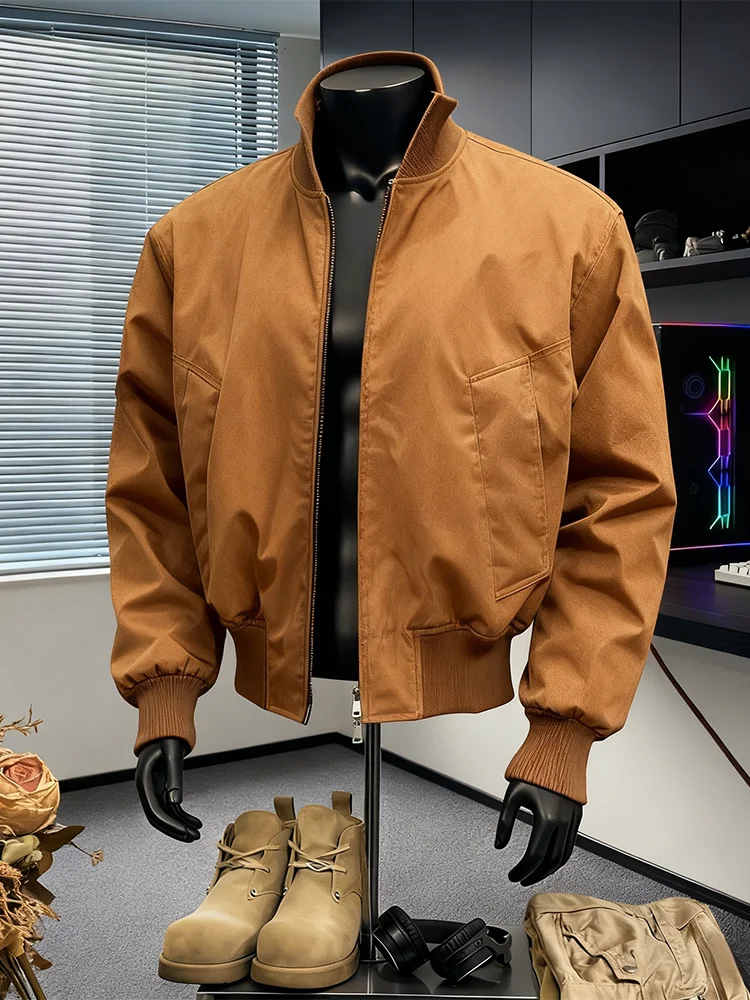 Retro American Pilot Jaet Cotton Coat Men Winter Cotton-Padded ort Thiened Stand Collar Zipper Warm Casual Outerwear
Retro American Pilot Jaet Cotton Coat Men Winter Cotton-Padded ort Thiened Stand Collar Zipper Warm Casual Outerwear