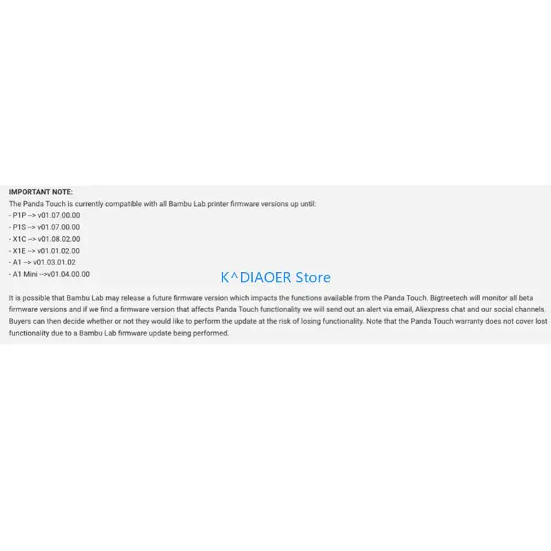 770D Upgraded Panda Touches Screen 5'' Display for Lab P1 Printers Responsived Control System
770D Upgraded Panda Touches Screen 5'' Display for Lab P1 Printers Responsived Control System
