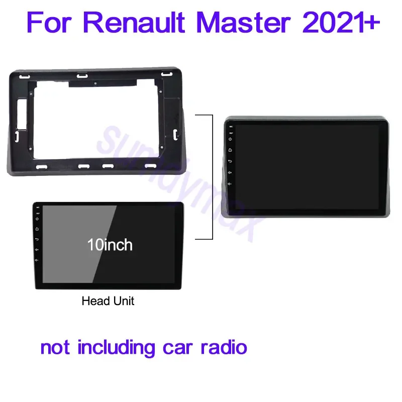 10.1 Inch For Renault Master 2021 2022 Car Radio Android MP5 Player Panel Casing Frame 2 Din Head Unit Fascia Stereo Dash Cover
10.1 Inch For Renault Master 2021 2022 Car Radio Android MP5 Player Panel Casing Frame 2 Din Head Unit Fascia Stereo Dash Cover
