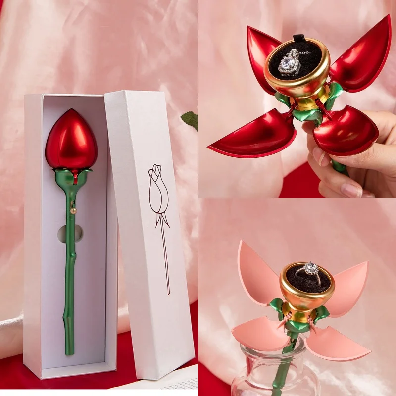 New In Rose Ring Gift Box Wedding Pendant Storage Case for Girlfriend Christmas Valentines Birthday Surprise Gifts Proposal Prop
New In Rose Ring Gift Box Wedding Pendant Storage Case for Girlfriend Christmas Valentines Birthday Surprise Gifts Proposal Prop