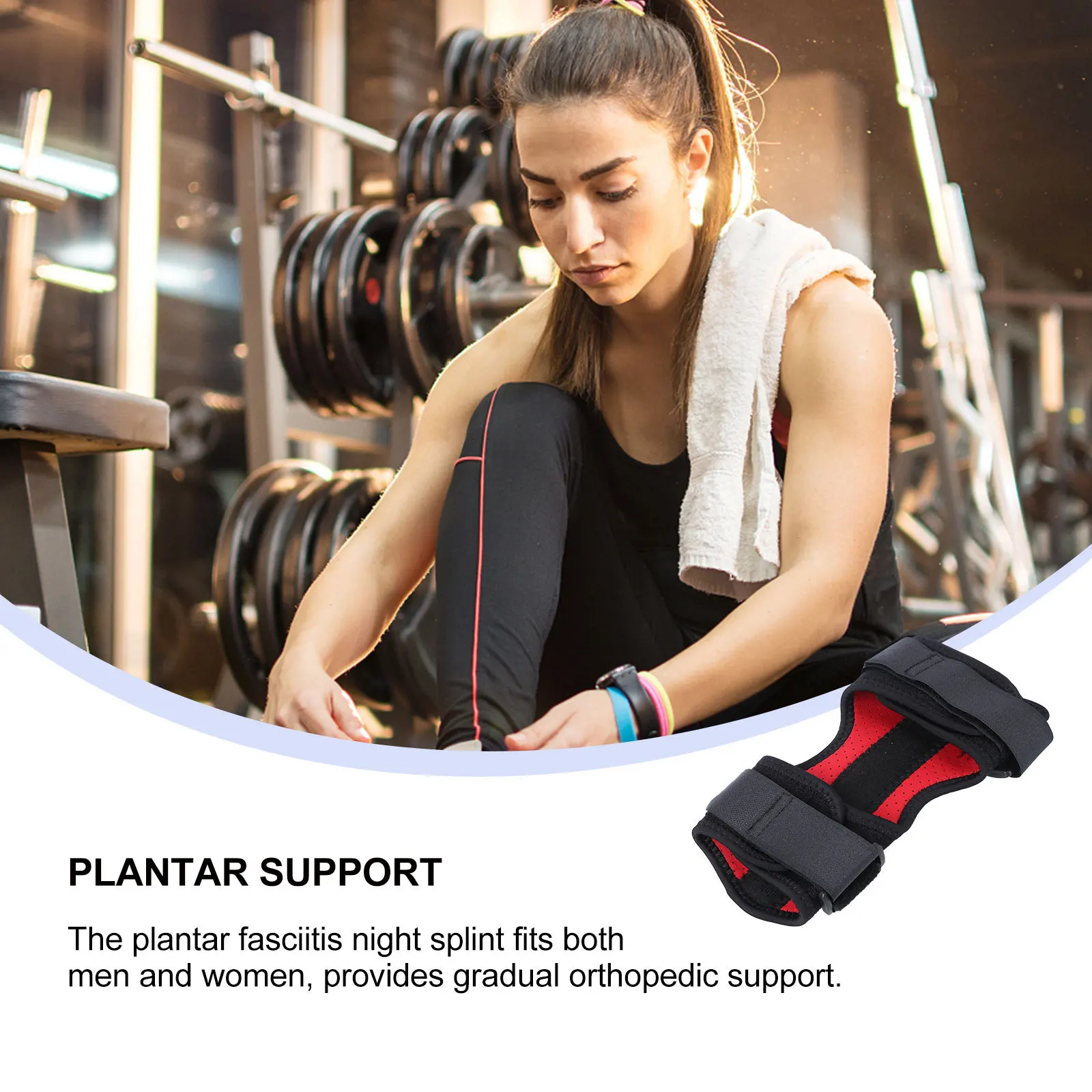 Plantar Fasciitis Night Splint Adjustable Orthotic Foot Drop Brace for Heel Spur Relief Achilles Tendonitis Average Size Black
Plantar Fasciitis Night Splint Adjustable Orthotic Foot Drop Brace for Heel Spur Relief Achilles Tendonitis Average Size Black