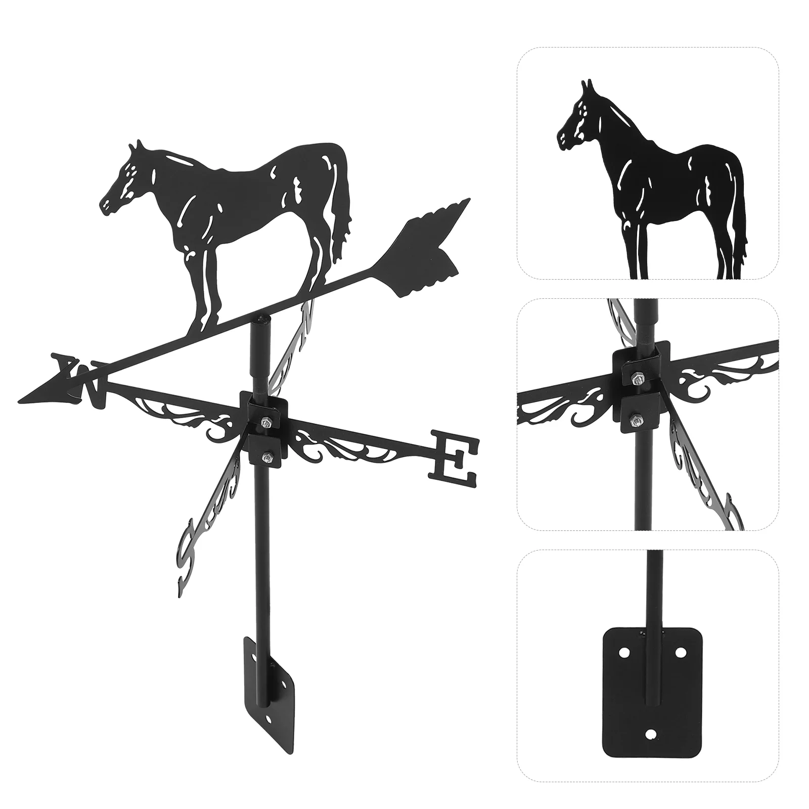 Outdoor Weather Vane Roof Weathervane Decorative Yard Wind Direction Indicator Garden Ornaments
Outdoor Weather Vane Roof Weathervane Decorative Yard Wind Direction Indicator Garden Ornaments