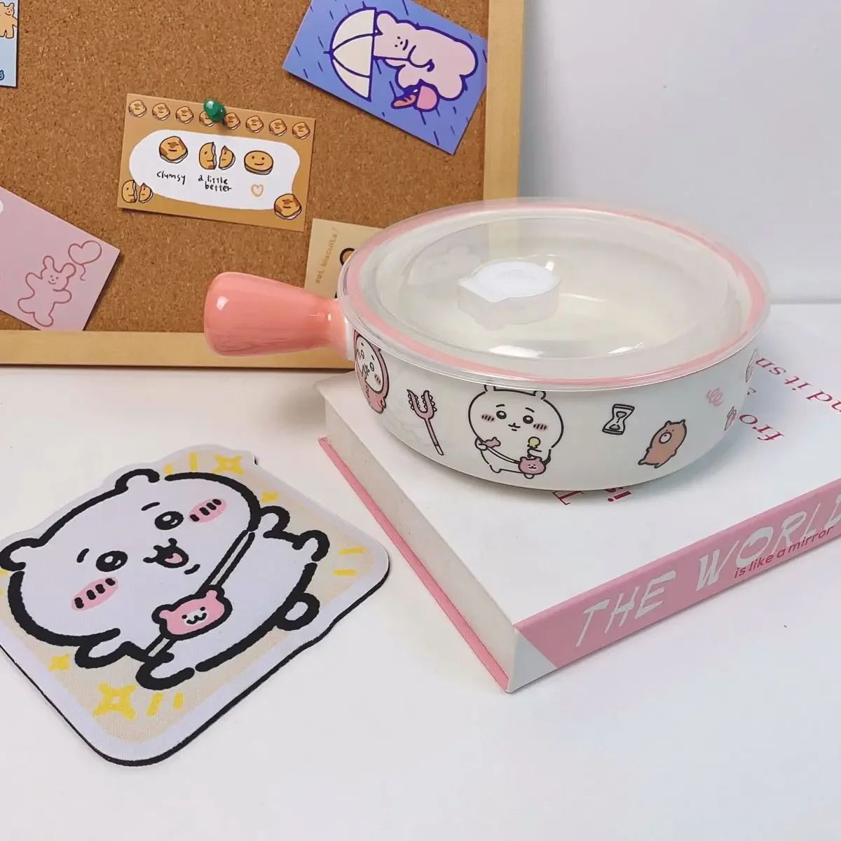 Милая мультяшная миска Miniso Chiikawas Usagi для студенческого общежития мгновенной лапши, керамическая миска для риса и завтрака с крышкой, подарок для девушки
Милая мультяшная миска Miniso Chiikawas Usagi для студенческого общежития мгновенной лапши, керамическая миска для риса и завтрака с крышкой, подарок для девушки