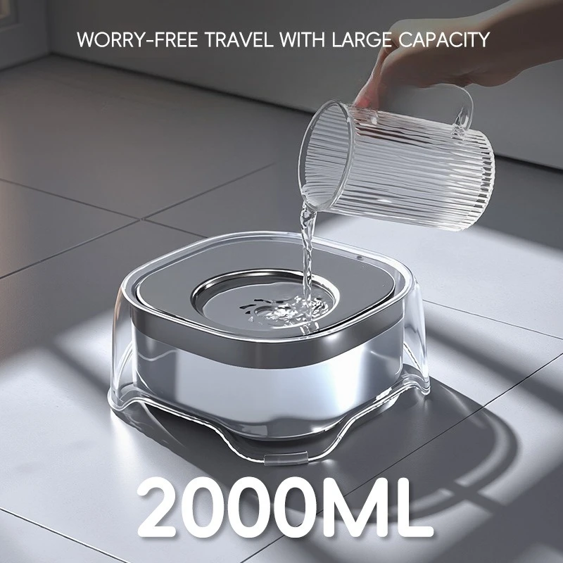 Dog Water Bowl Floating No Wet Mouth Anti Spill Pet Drinking Dish Slow Water Feeder Non Slip Splash Proof TravelUs Portable Bowl
Dog Water Bowl Floating No Wet Mouth Anti Spill Pet Drinking Dish Slow Water Feeder Non Slip Splash Proof TravelUs Portable Bowl