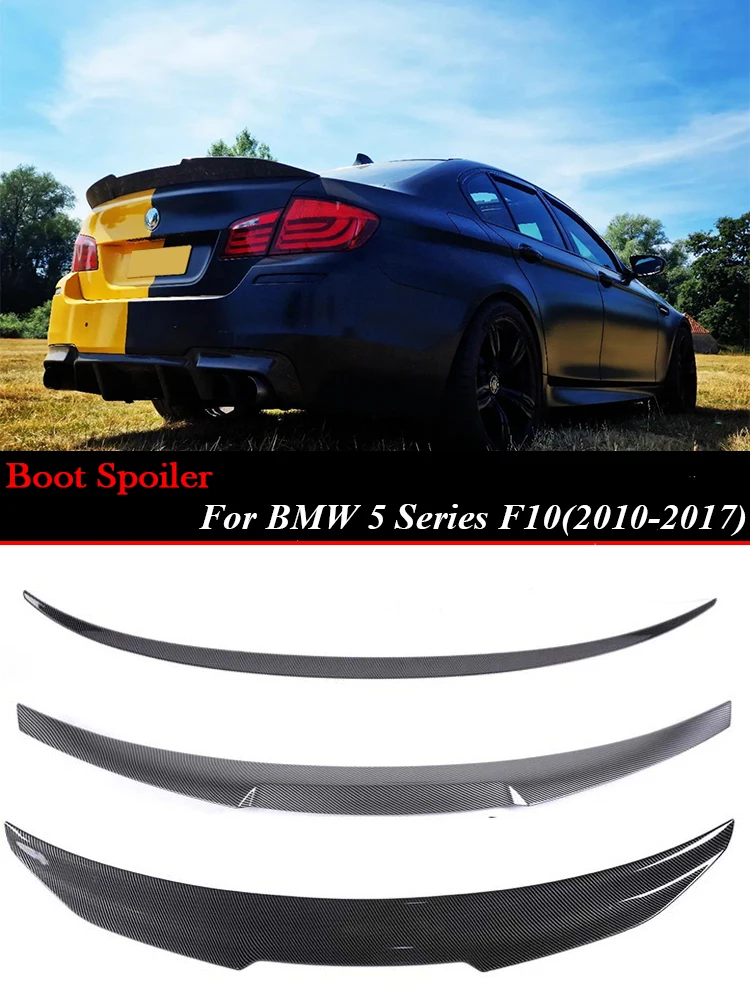 Carbon Fiber Rear Bumper Trunk Lip Wing Tail for BMW 5 Series F10 F18 2010-2017 M4 M5 MP Style Roof Spoiler Kit Gloss Black
Carbon Fiber Rear Bumper Trunk Lip Wing Tail for BMW 5 Series F10 F18 2010-2017 M4 M5 MP Style Roof Spoiler Kit Gloss Black
