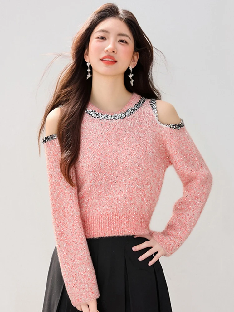 Вязаный свитер Eleoulder Bared Long Sve для женщин, осенне-зимний, повседневный, свободного кроя, универсальная верхняя одежда, стройнящая фигуру...
Вязаный свитер Eleoulder Bared Long Sve для женщин, осенне-зимний, повседневный, свободного кроя, универсальная верхняя одежда, стройнящая фигуру...