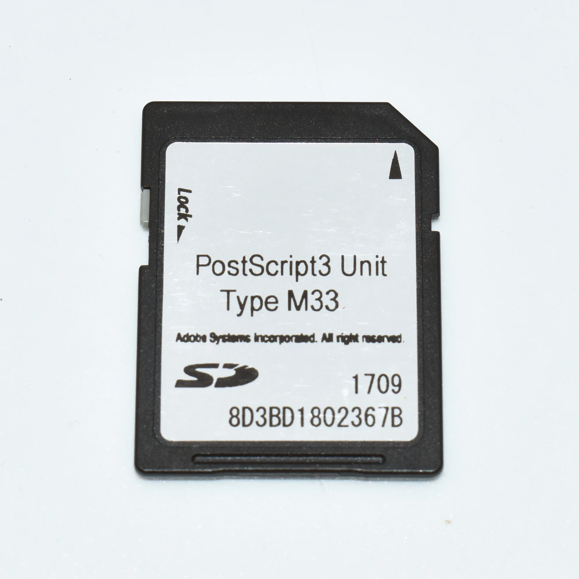 Postscript 3 Unit Type M33 for Ricoh MP C2004ex MP C2504ex C3004ex C3504ex C4504ex C6004ex PS3 Card Chip
Postscript 3 Unit Type M33 for Ricoh MP C2004ex MP C2504ex C3004ex C3504ex C4504ex C6004ex PS3 Card Chip