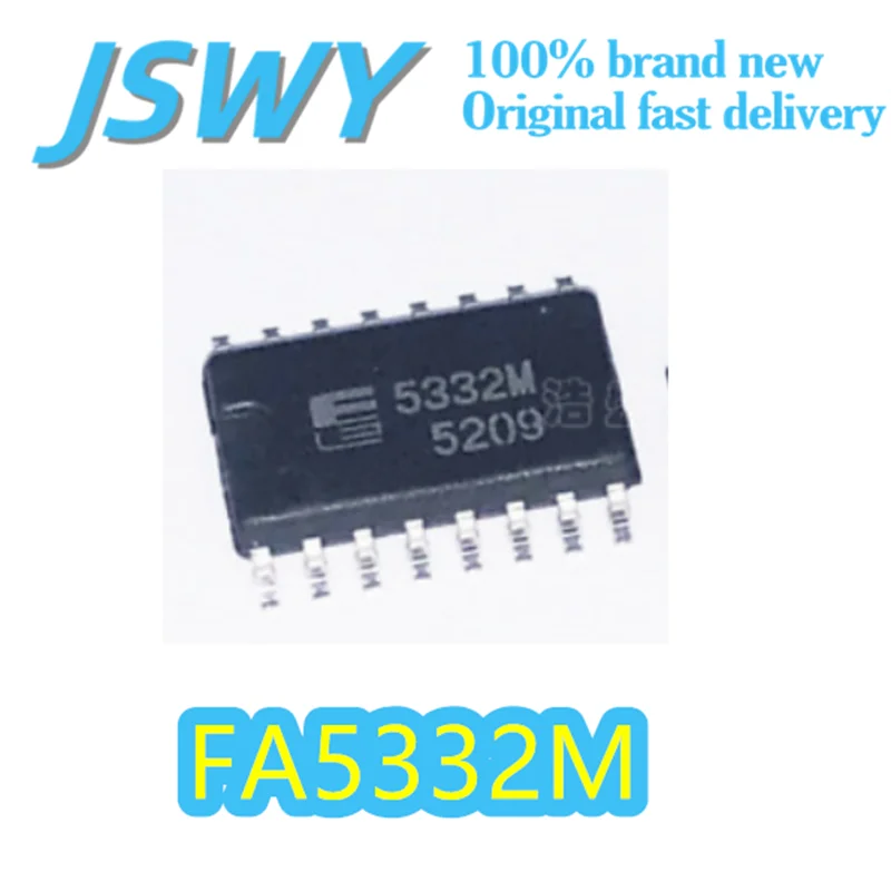 (5/50 pieces) FA5332M Silk Screen 5332M Original PWM Controller IC SOP-16 Package 12V-24V Input Electronics
(5/50 pieces) FA5332M Silk Screen 5332M Original PWM Controller IC SOP-16 Package 12V-24V Input Electronics