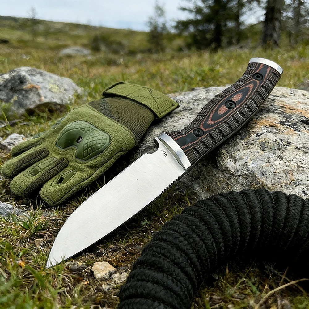 853 Wilderness Adventure Fixed 8Cr13Mov Blade Knife Practical Tool Outdoor Camping Fishing Jungle Trekking Straight Knife EDC
853 Wilderness Adventure Fixed 8Cr13Mov Blade Knife Practical Tool Outdoor Camping Fishing Jungle Trekking Straight Knife EDC