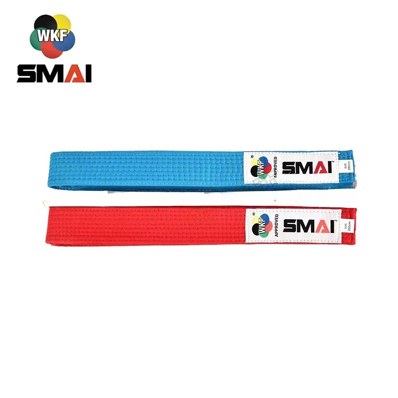 SMAI Karate Competition Red Blue Belt WKF Certified Empty Hand Shape Belt Middle Hollow Association Designated Brand
SMAI Karate Competition Red Blue Belt WKF Certified Empty Hand Shape Belt Middle Hollow Association Designated Brand
