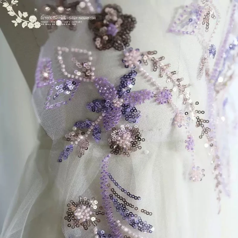 Beaded Embroidery Lace Fabric Patch Floral Applique Accessory for Wedding Dress Garment DIY Clothing Craft Decoration Supplie
Beaded Embroidery Lace Fabric Patch Floral Applique Accessory for Wedding Dress Garment DIY Clothing Craft Decoration Supplie