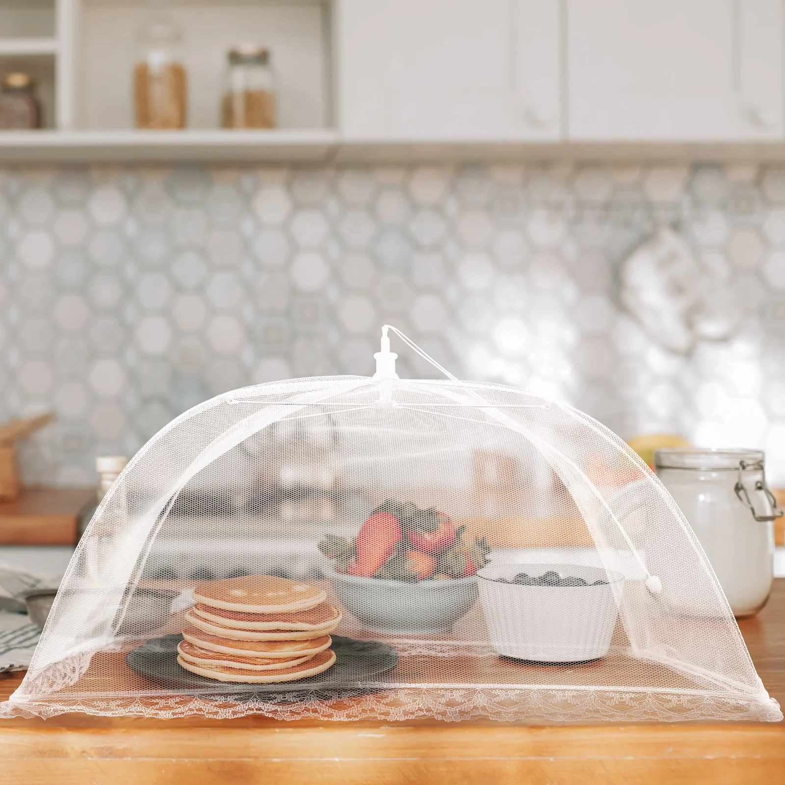Food Cover Tent Gauze Insect Prevention for Dining Table Outdoor Picnic Reusable Breathable Food Protective Umbrella
Food Cover Tent Gauze Insect Prevention for Dining Table Outdoor Picnic Reusable Breathable Food Protective Umbrella