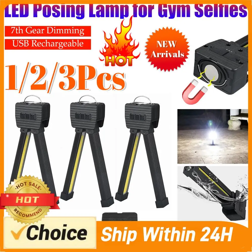 Светодиодный фонарь для позирования (1-3X), 7-ступенчатая регулировка яркости, портативный магнитный LED-фонарь с крючком для подвешивания, ручной USB-перезаряжаемый рабочий фонарь
Светодиодный фонарь для позирования (1-3X), 7-ступенчатая регулировка яркости, портативный магнитный LED-фонарь с крючком для подвешивания, ручной USB-перезаряжаемый рабочий фонарь