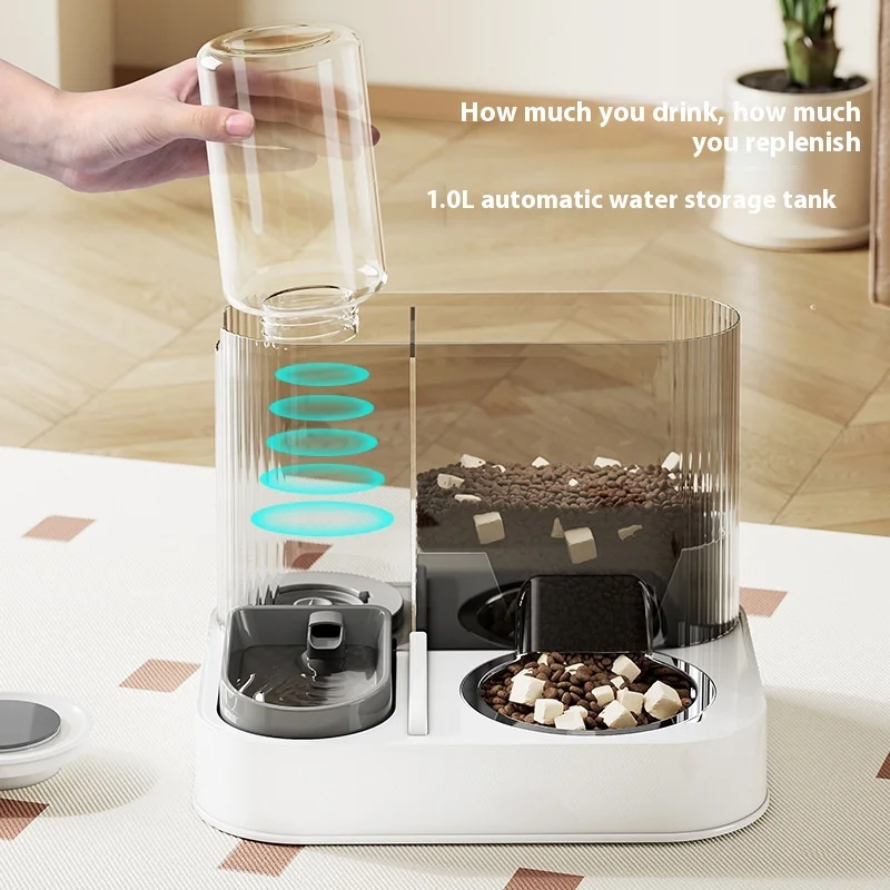 Pet drinking water, food storage, cat and dog silent automatic circulation integrated feeder pet food bowl catit filter
Pet drinking water, food storage, cat and dog silent automatic circulation integrated feeder pet food bowl catit filter