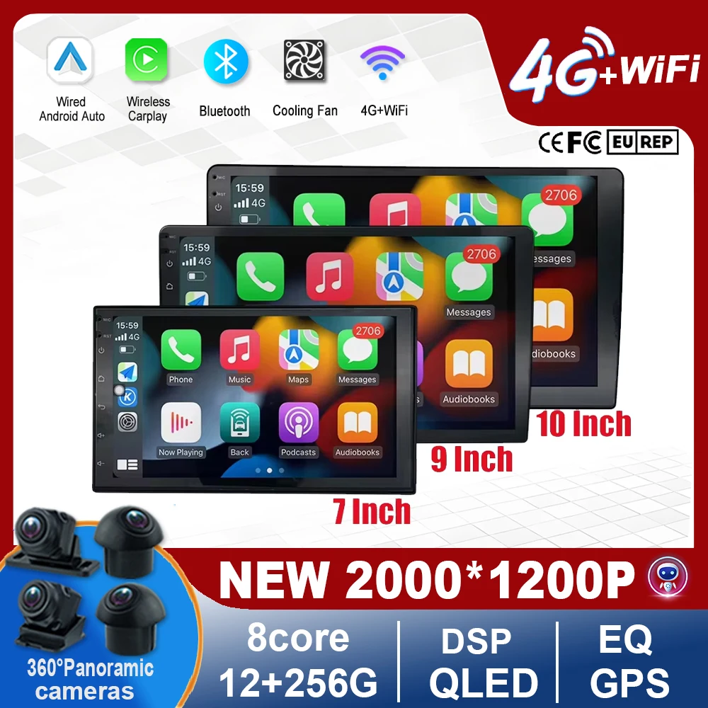 7-дюймовый 9-дюймовый 10-дюймовый QLED-экран для Nissan Hyundai Kia Toyota Honda Android 15, автомобильный мультимедийный видеоплеер Carplay Auto Individua
7-дюймовый 9-дюймовый 10-дюймовый QLED-экран для Nissan Hyundai Kia Toyota Honda Android 15, автомобильный мультимедийный видеоплеер Carplay Auto Individua