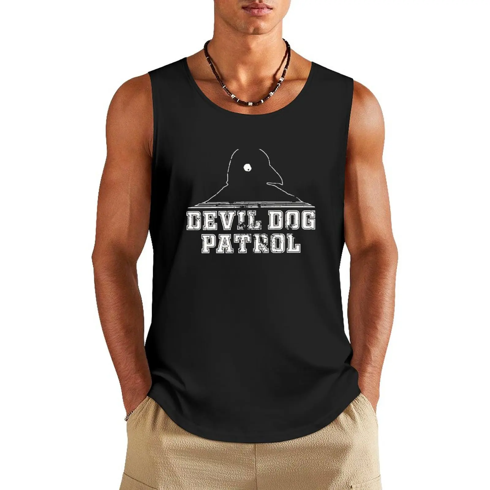 Third Bird - Devil Dog Patrol Tank Top T-shirt Men's gym t-shirt for men Sleeveless men T-shirt men
Third Bird - Devil Dog Patrol Tank Top T-shirt Men's gym t-shirt for men Sleeveless men T-shirt men