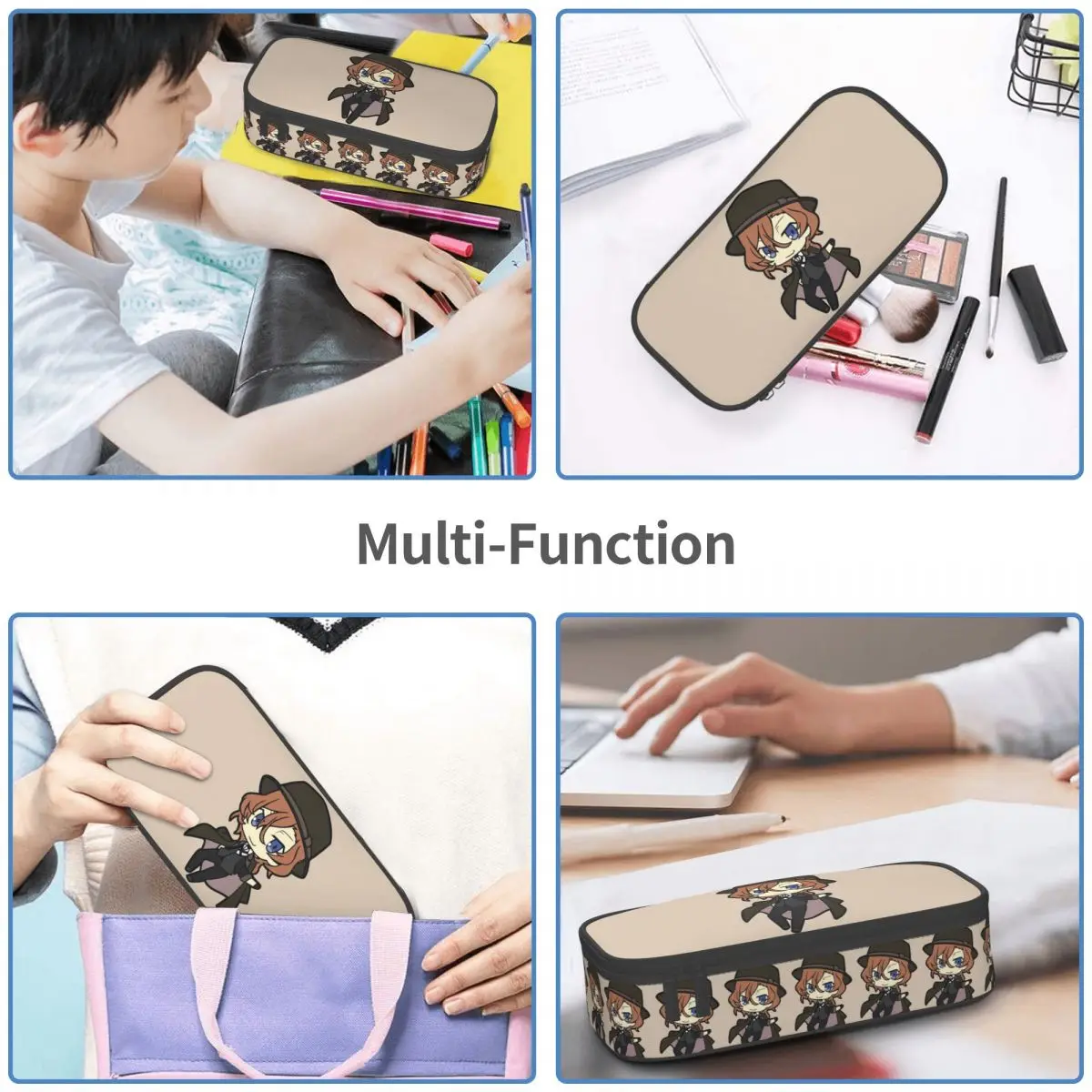 Chuya Nakahara Bungo Stray Dogs Anime Pencil Case for Boy Girl Gifts Pen Box Pencil Bag Stationery Supplies Pen Holder Bag
Chuya Nakahara Bungo Stray Dogs Anime Pencil Case for Boy Girl Gifts Pen Box Pencil Bag Stationery Supplies Pen Holder Bag