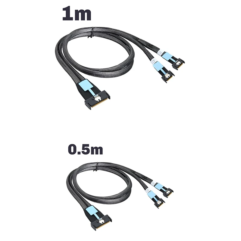 Gen5 Mclo X8 Adapter Cable Gen5 MCIO X8 To Dual MCIO X4 Server Cable For PC SATA 3.0 U.2 Oculink Pcie Sata Cable
Gen5 Mclo X8 Adapter Cable Gen5 MCIO X8 To Dual MCIO X4 Server Cable For PC SATA 3.0 U.2 Oculink Pcie Sata Cable
