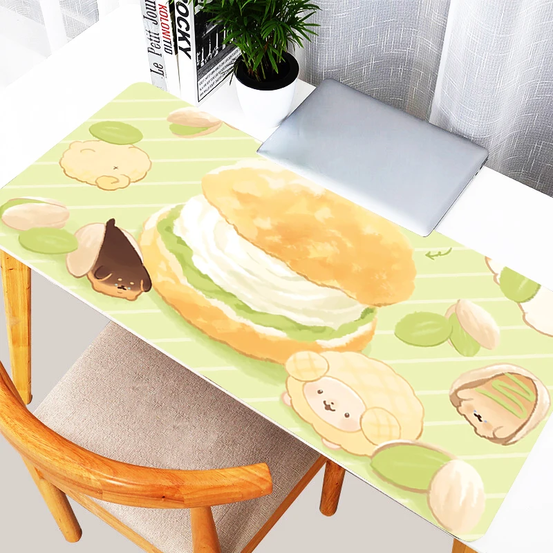 Gaming Mouse Pad with Stitched Edge Non-Slip Rubber Base Extended Desk Mat Cute Bread Dog Keyboard Mousepad for Office Computer
Gaming Mouse Pad with Stitched Edge Non-Slip Rubber Base Extended Desk Mat Cute Bread Dog Keyboard Mousepad for Office Computer