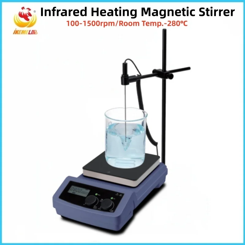WEIAI 7-Inch Heating Magnetic Stirrer 100-1500rpm 20L Water LCD Digital Biotech Cosmetic Organic Chemistry Lab Hotplate Stirrer
WEIAI 7-Inch Heating Magnetic Stirrer 100-1500rpm 20L Water LCD Digital Biotech Cosmetic Organic Chemistry Lab Hotplate Stirrer