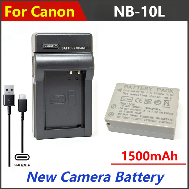 1500mAh NB-10L NB10L Li-ion Battery Charger For Canon PowerShot G1X G3X G15 G16 SX40HS SX50HS SX60HS PC1817 PC1674 PC1680 PC1815
1500mAh NB-10L NB10L Li-ion Battery Charger For Canon PowerShot G1X G3X G15 G16 SX40HS SX50HS SX60HS PC1817 PC1674 PC1680 PC1815