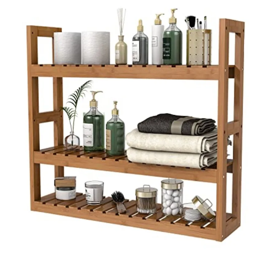 Bathroom Shelf 3-Tier Wall Mount Storage Rack Multifunctional Adjustable Layer Free Standing Over Toilet Utility Shelves Living
Bathroom Shelf 3-Tier Wall Mount Storage Rack Multifunctional Adjustable Layer Free Standing Over Toilet Utility Shelves Living