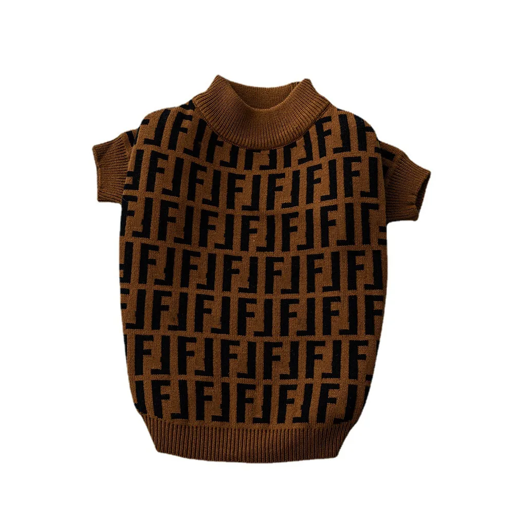 Trendy Dog Clothing Brand Pet Sweater with F Letter Luxury Dog Clothes for Schnauzers and French Bulldogs Pet Supplies
Trendy Dog Clothing Brand Pet Sweater with F Letter Luxury Dog Clothes for Schnauzers and French Bulldogs Pet Supplies