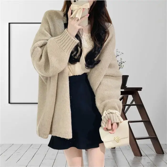 Knit Cardigan with Pocket Casual Lightweight Long Sleeve Single Breasted s Solid Color Sweater for Women T513
Knit Cardigan with Pocket Casual Lightweight Long Sleeve Single Breasted s Solid Color Sweater for Women T513
