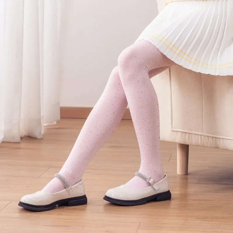 Shiny Rhinestone Legging Stocking Sock for Kid Girl Solid Color Nylon Mesh Breathable Pantyhose Summer Children Soft Tights
Shiny Rhinestone Legging Stocking Sock for Kid Girl Solid Color Nylon Mesh Breathable Pantyhose Summer Children Soft Tights