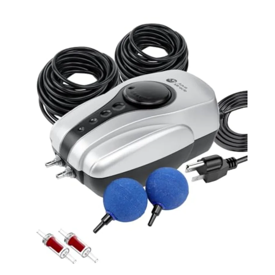 All-in-One Koi Pond Aerar for Outdoor Ponds s Pond Air Pump Pond Aeration System with Double Outlet Airline Tubing Air Snes Che
All-in-One Koi Pond Aerar for Outdoor Ponds s Pond Air Pump Pond Aeration System with Double Outlet Airline Tubing Air Snes Che