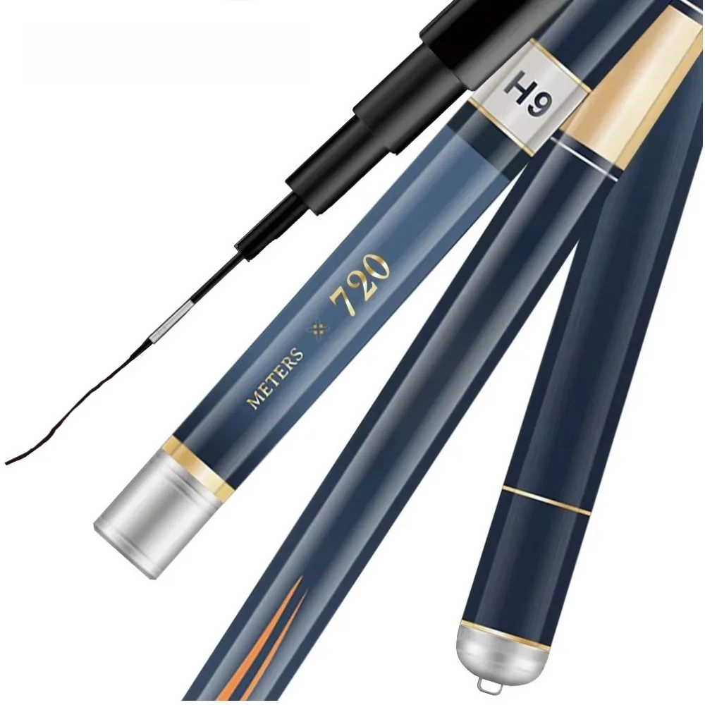 Carbon Fiber Telescopic Fishing Rod 7.2m Freshwater Hand Rod for River & Lake Fishing Taiwan Style
Carbon Fiber Telescopic Fishing Rod 7.2m Freshwater Hand Rod for River & Lake Fishing Taiwan Style