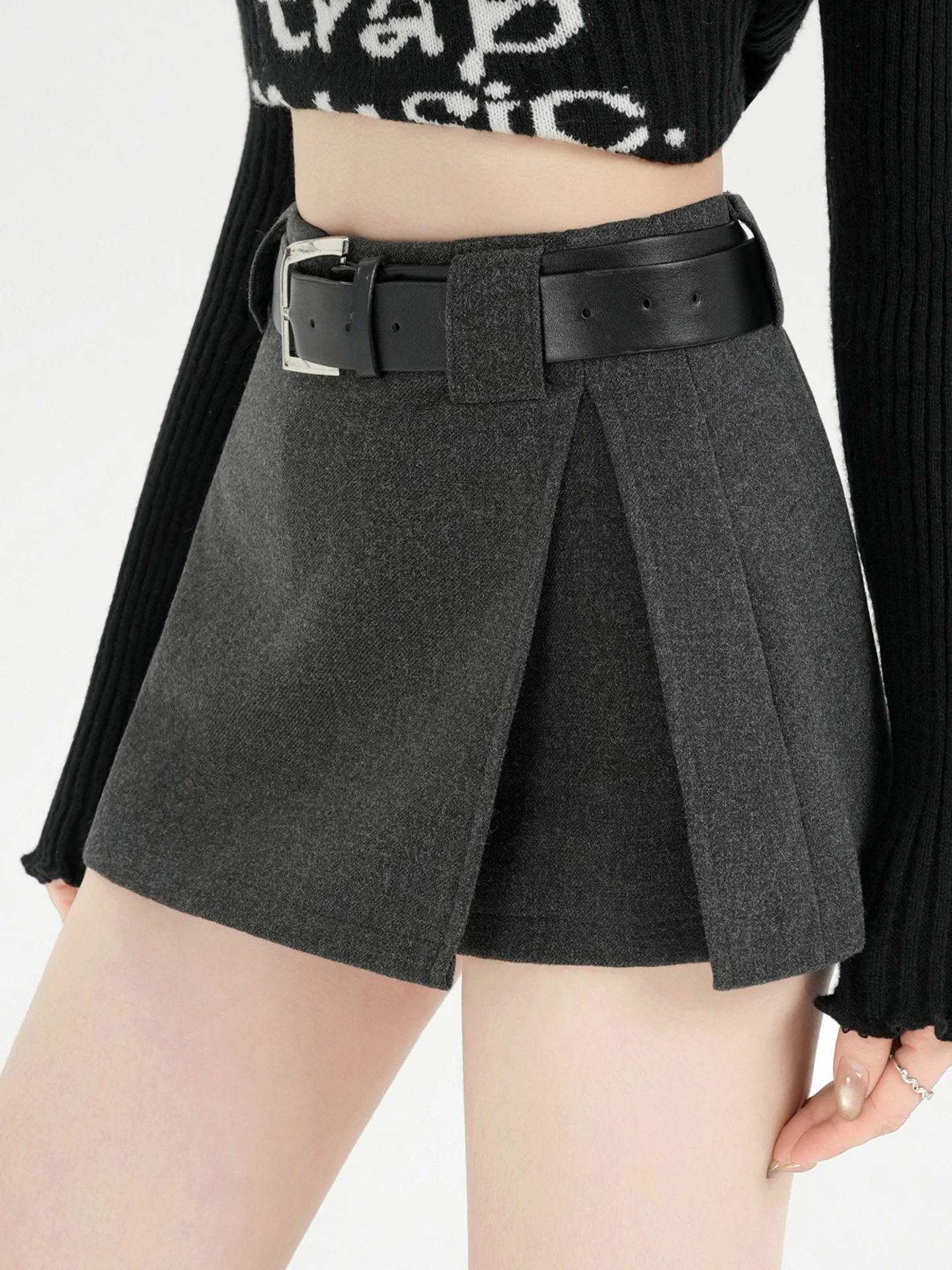 ay Woolen Suit ort Skirt Women's Autumn Winter New Sle Hot Girl Wrap around A-Line Skirt Side Split f Skirt
ay Woolen Suit ort Skirt Women's Autumn Winter New Sle Hot Girl Wrap around A-Line Skirt Side Split f Skirt