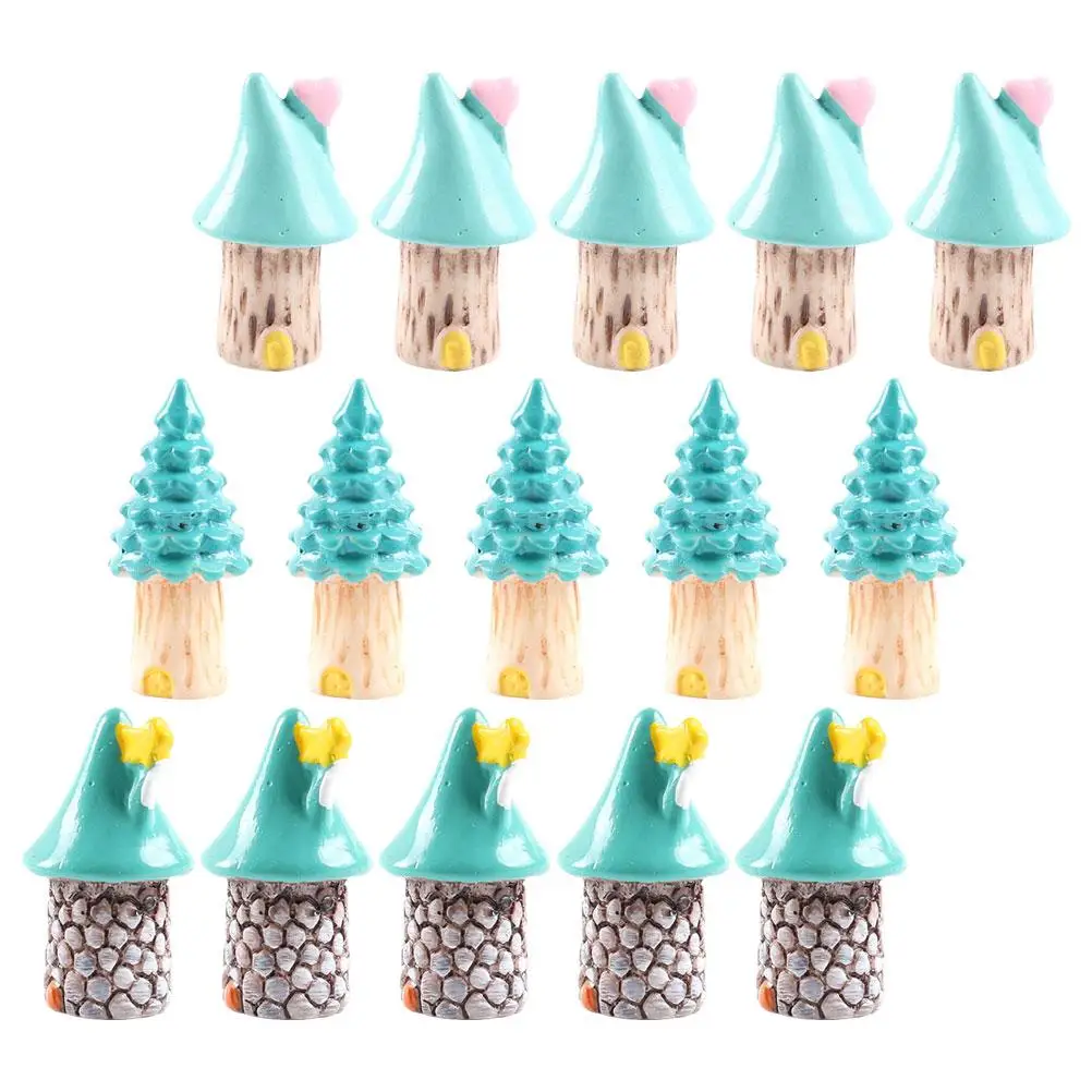 15 Pcs Resin Tree House naments Small H Cast Decorative Mini L scape Crafts Home Supplies Christmas Garden Gifts
15 Pcs Resin Tree House naments Small H Cast Decorative Mini L scape Crafts Home Supplies Christmas Garden Gifts