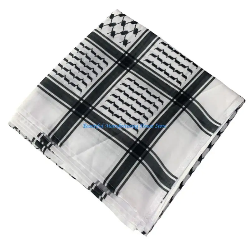 E56A Tactically Adult Arab Scarf Multi Purpose Jacquard Pattern Keffiyeh Headscarf Middle Eastern Religious Scarf
E56A Tactically Adult Arab Scarf Multi Purpose Jacquard Pattern Keffiyeh Headscarf Middle Eastern Religious Scarf