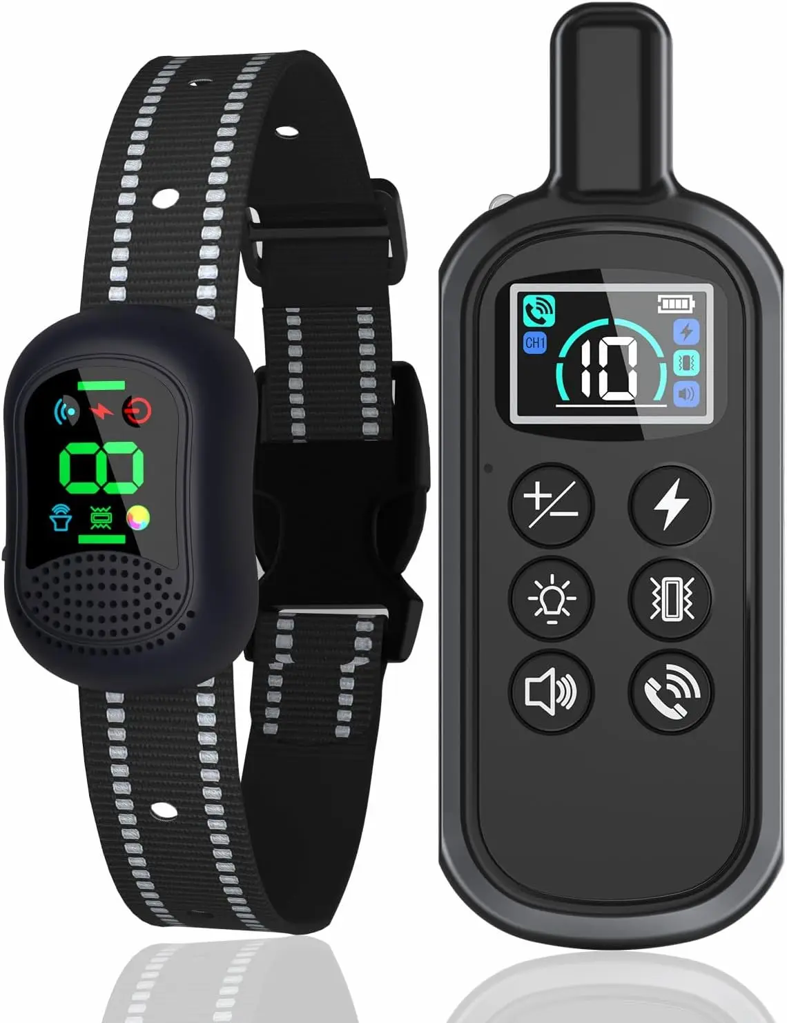 Ошейник для собак, 4900 футов, электронный ошейник для дистанционного обучения, водонепроницаемый IP67, перезаряжаемый, 4 режима для всех пород (10-120 фунтов)
Ошейник для собак, 4900 футов, электронный ошейник для дистанционного обучения, водонепроницаемый IP67, перезаряжаемый, 4 режима для всех пород (10-120 фунтов)