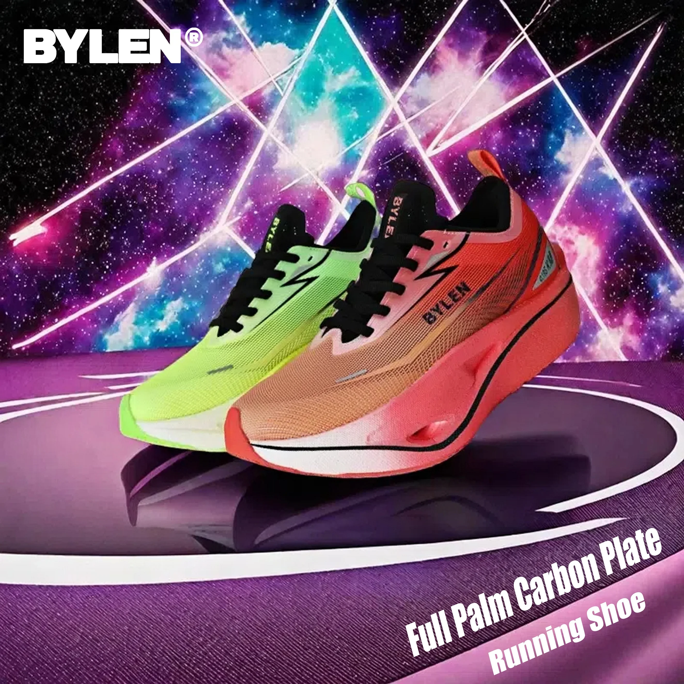 BYLEN 2025 Men Marathon Full Palm Carbon Plate Running Shoes For Men Shock-Absorbent Breathable Female Sneakers
BYLEN 2025 Men Marathon Full Palm Carbon Plate Running Shoes For Men Shock-Absorbent Breathable Female Sneakers