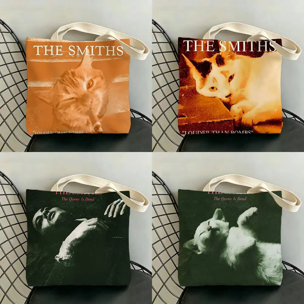 T-The S-Smiths Band Storage Bags Double-Sided Print Large Tote Bag Durable Beach Picnic Foldable Gift Eco
T-The S-Smiths Band Storage Bags Double-Sided Print Large Tote Bag Durable Beach Picnic Foldable Gift Eco