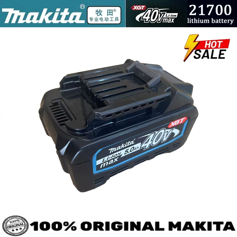 Makita 40V MAX XGT 21700 lithium-ion battery 5.0AH original battery BL4020 BL4025 BL4040 BL4050 BL4080
Makita 40V MAX XGT 21700 lithium-ion battery 5.0AH original battery BL4020 BL4025 BL4040 BL4050 BL4080