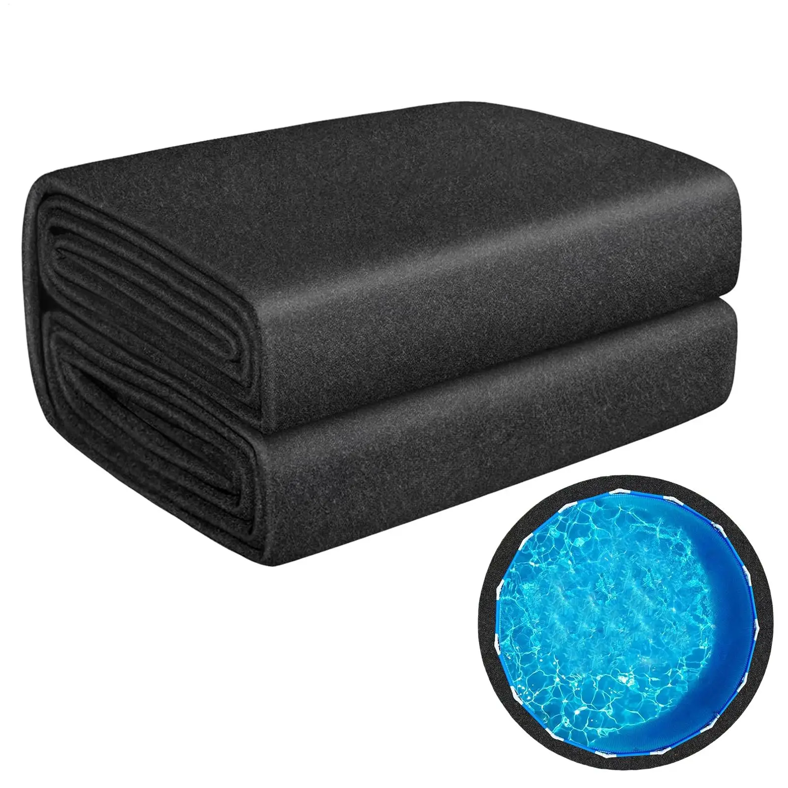 10/12/13 FT Round Pool Liner Pad For outdoor Ground Pool, Waterproof Pool Floor Mat, Eco-Friendly Garden Pool Liner Mat Padding
10/12/13 FT Round Pool Liner Pad For outdoor Ground Pool, Waterproof Pool Floor Mat, Eco-Friendly Garden Pool Liner Mat Padding