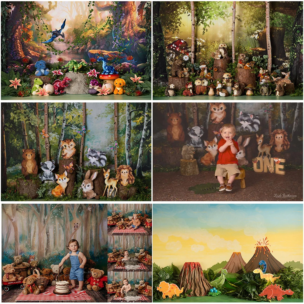 Magical Woodland Gathering Photo Background Dinosaur Blast Photography Backdrop Boy Birthday Cake Smash Photo Studio Props
Magical Woodland Gathering Photo Background Dinosaur Blast Photography Backdrop Boy Birthday Cake Smash Photo Studio Props